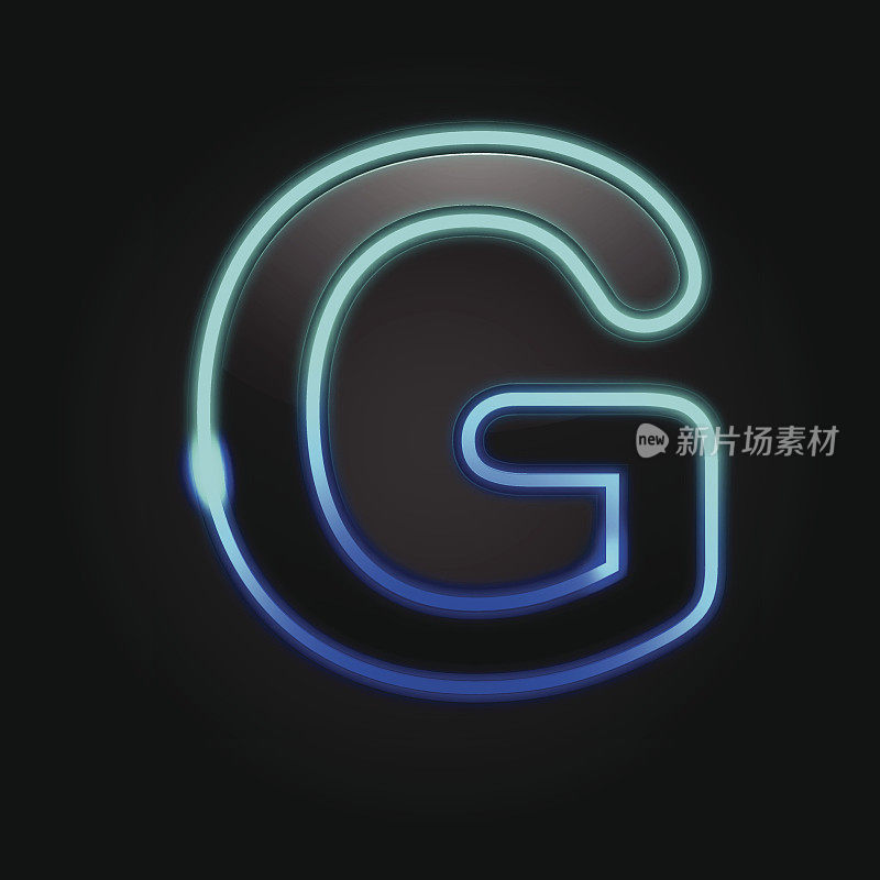 发光字体- G